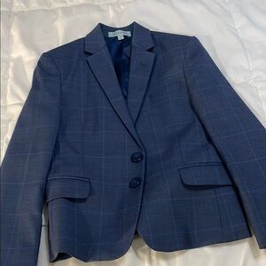 Boy’s Class Club blue plaid blazer 7